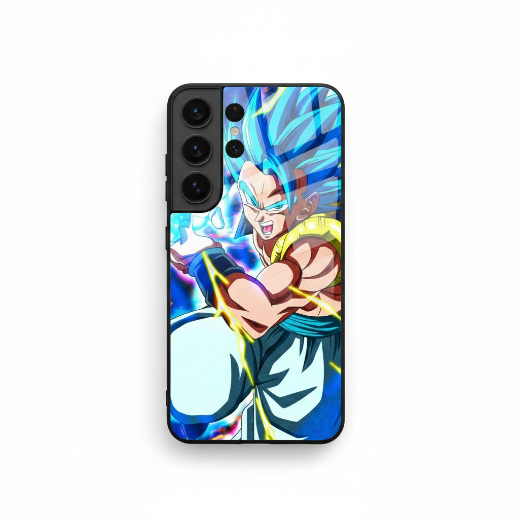 Vista frontal completa de la funda personalizada