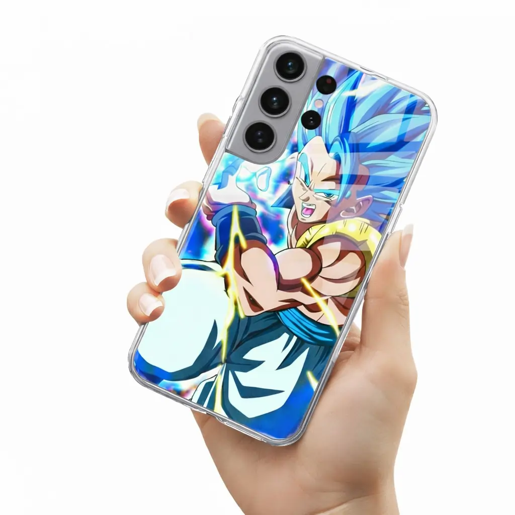 Funda personalizada vista en mano desde otro ángulo