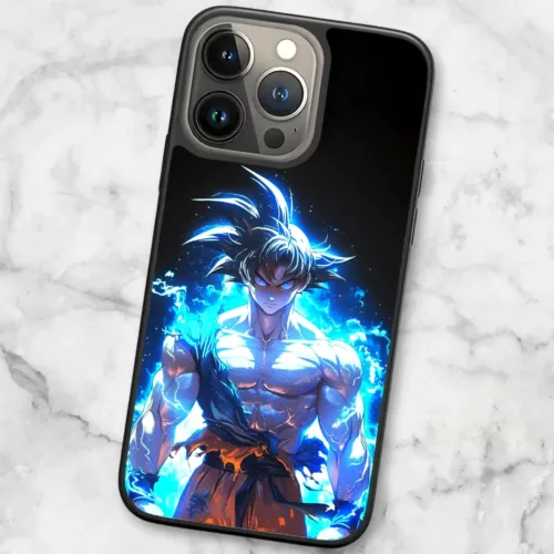 goku ultra instinct phone case black