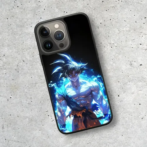 goku ultra instinct phone case black