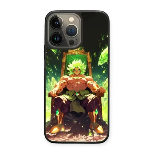 Broly sitting on throne