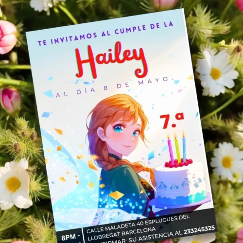 ana frozen birthday template princess birthday buy online