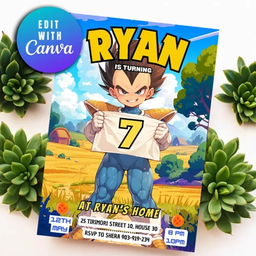 vegeta birthday theme, vegeta cumple, cumple vegeta dragon ball