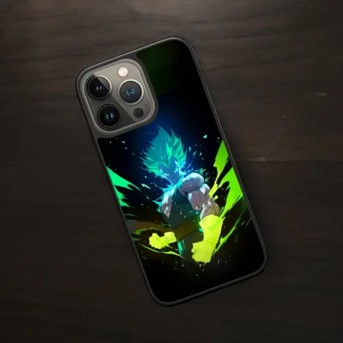 vegeta phone case minmalistic power burst