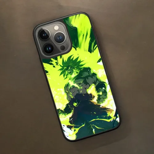 Broly filled with energy phone case