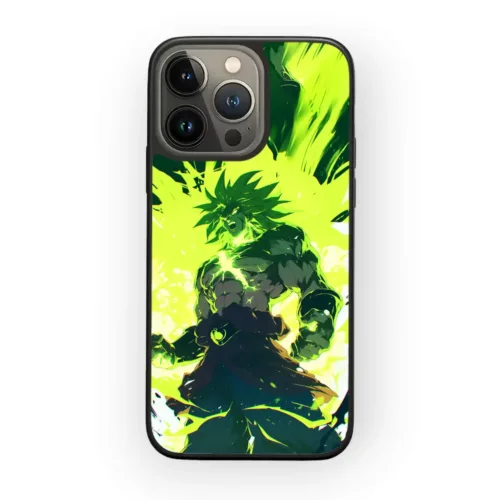 Broly filled with energy phone case