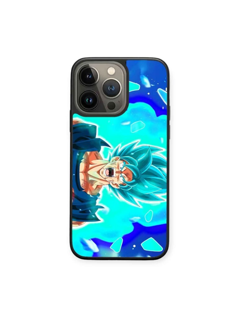 Funda para Teléfono DragonBall: Goku Blue Rage energy para tu iPhone y Android