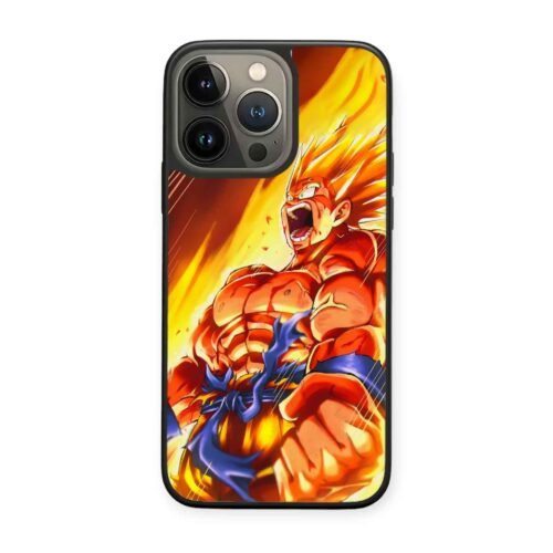 Funda para Teléfono DragonBall: Goku Furioso Super saiyan energia para tu iPhone y Android