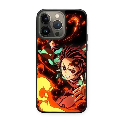 Funda para Teléfono DemonSlayer: Kamado Tanjiro hinokamiKagura para tu iPhone y Android