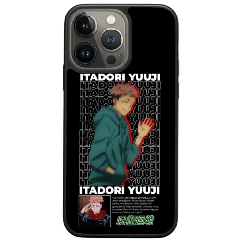Funda para Teléfono Jujutsu Kaisen: Itadori Yuji Caption para tu iPhone y Android