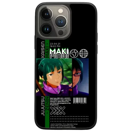 Funda para Teléfono Jujutsu Kaisen: Maki Caption para tu iPhone y Android