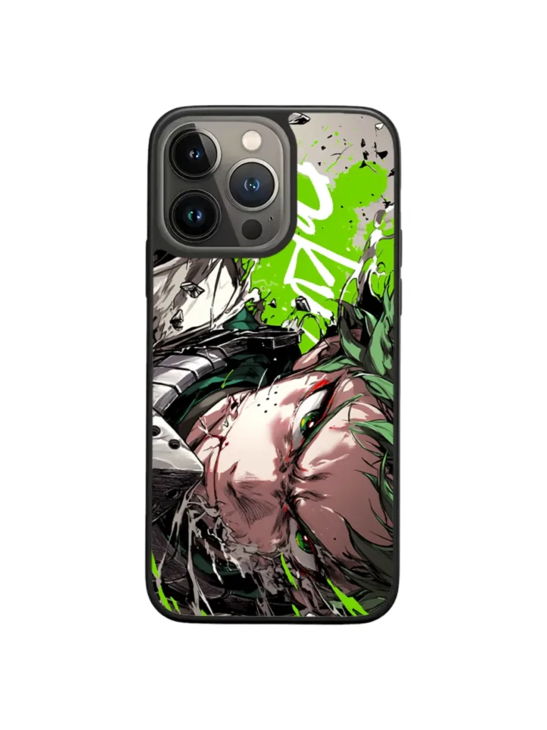 Midoriya phone case from my hero academia