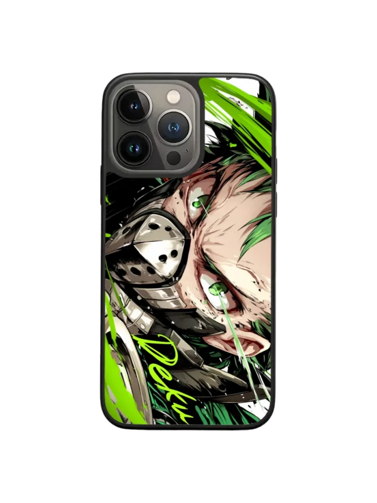 Midoriya phone case from my hero academia
