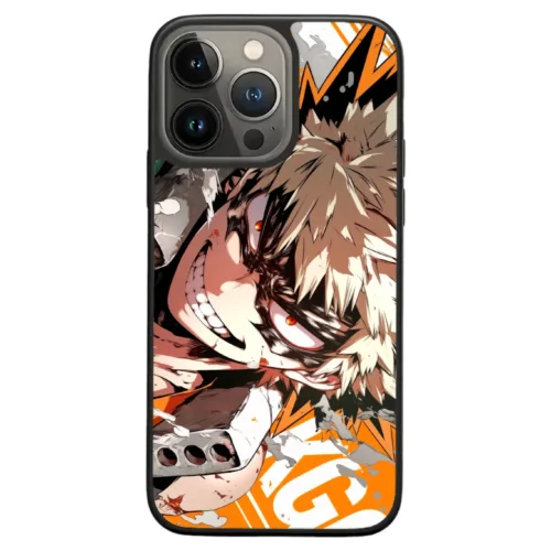 Bakugo phone case from my hero academia