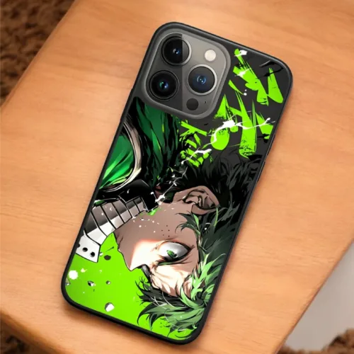 Midoriya phone case from my hero academia