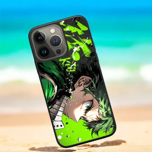 Midoriya phone case from my hero academia